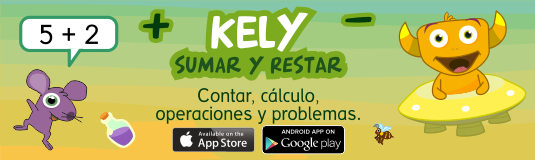 juegos sumar restar app Kely