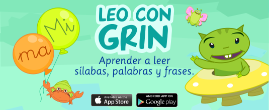  Aprender a leer y escribir app LEO CON GRIN