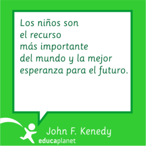 Cita educación JFK la mejor esperanza de futuro