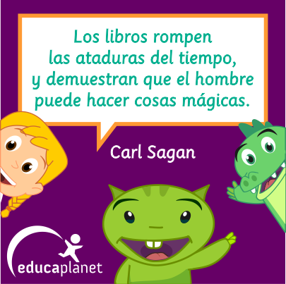 Carl Sagan cita libros lectura Diadellibro