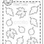 Otoño hojas actividad preescolar