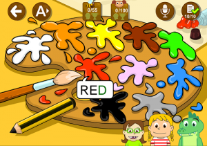 Learn colors English kids  app educaplanet