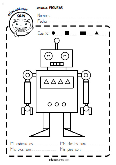 Formas 2d Imprime Ficha Formas Geometricas Infantil Gratis Con El