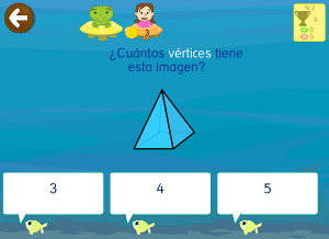 geometría app figuras 3d vértices