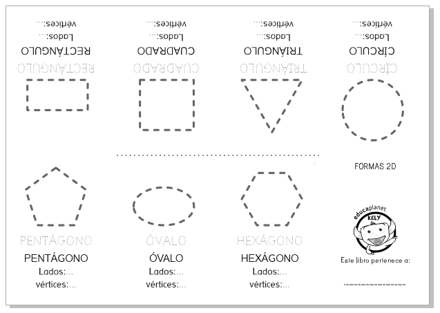 Minilibro Formas Geometricas 2d Ficha Gratis Figuras Poligonos