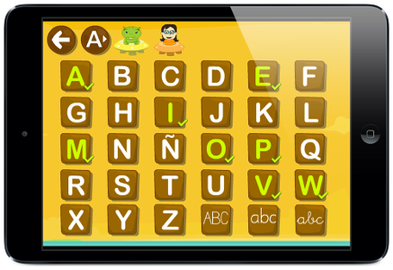 Aprende a escribir el abecedario Alfabeto Juegos