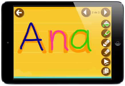 App juegos escribir niños
