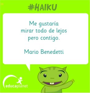 haiku poema educaplanet Benedetti 