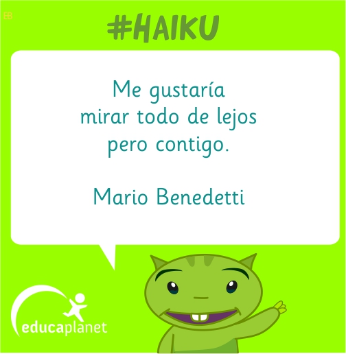 haiku poema educaplanet Benedetti