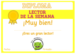 Diplomas de animación lectora