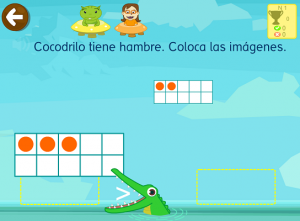 Mayor y menor - Cocodrilo juego matematicas app comparar