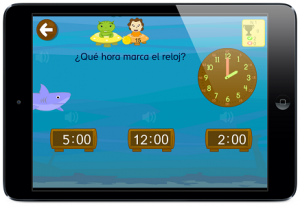 reloj juego horas 