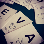 abecedario tarjetas letras leer