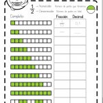 Ejercicios de fracciones decimales matemáticas