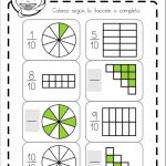 Fracciones decimales ejercicios Primaria