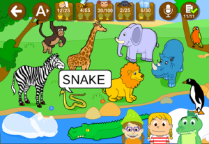 app english animales salvajes zoo