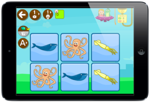 juego parejas bebe memory vocabulario