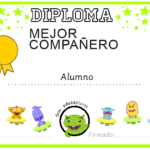 DIPLOMAS FIN DE CURSO PARA IMPRIMIR INFANTIL