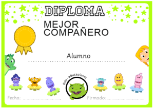 diplomas fin de curso para imprimir