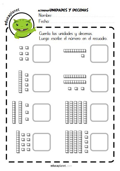 Unidades decenas centenas ejercicios matemáticas GRATIS ...