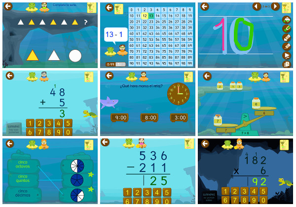 Juegos Matemáticas con grin 