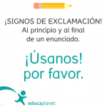 Signos de exclamación y pregunta