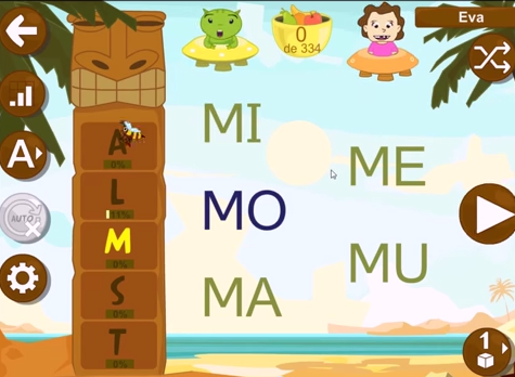 Leo con Grin juegos infantiles para a leer y escribir EDUCAPLANET APPS